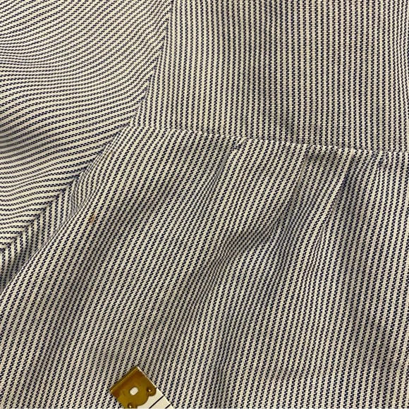 Madewell Veranda Bell-Sleeved Shirt Striped Blouse Womens XS - Picture 6 of 8